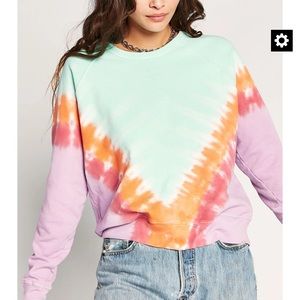 Daydreamer Varsity Cropped Sweatshirt